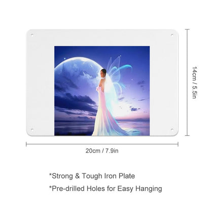 Horizontal Personalized Metal Wall Art Tin Sign-5.5"x7.9"/14x20cm