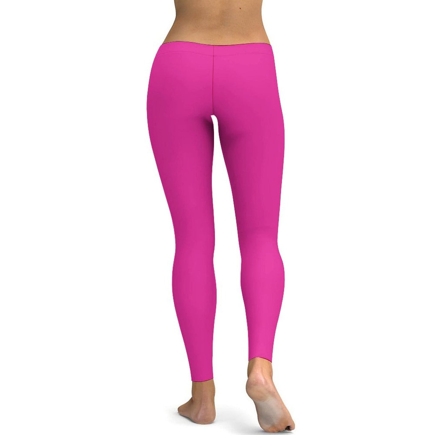 MUSIC GRAFFITI Hot Pink Yoga Pants for Women-SMALL-2XL