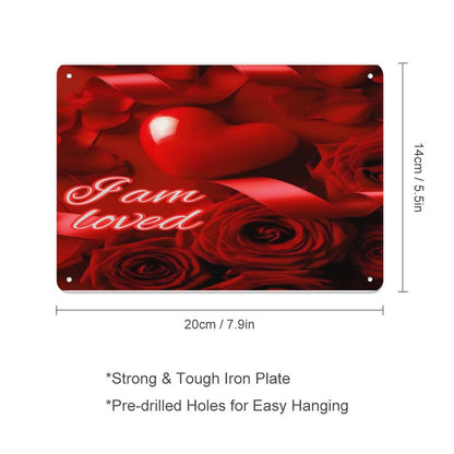 Horizontal Personalized Metal Wall Art Tin Sign-5.5"x7.9"/14x20cm
