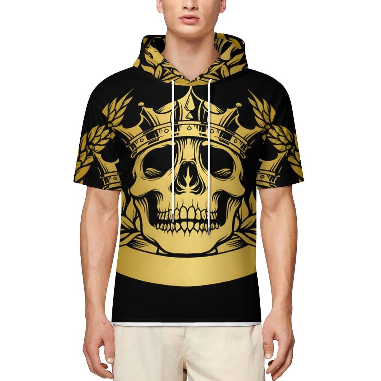 280gsm Men's Mid Sleeved Hoodie(All-Over Printing)