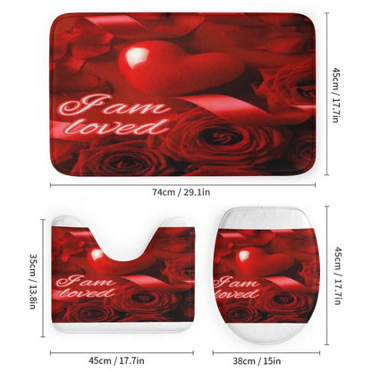 Bathroom 4-Piece Set(One-sided Printing)