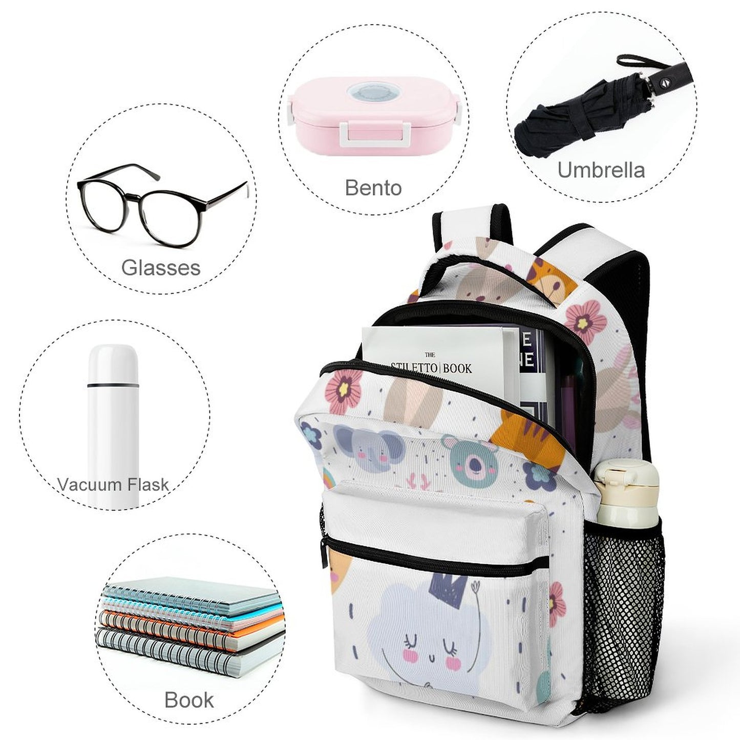 Children's School Backpack A012 (8 Sites)