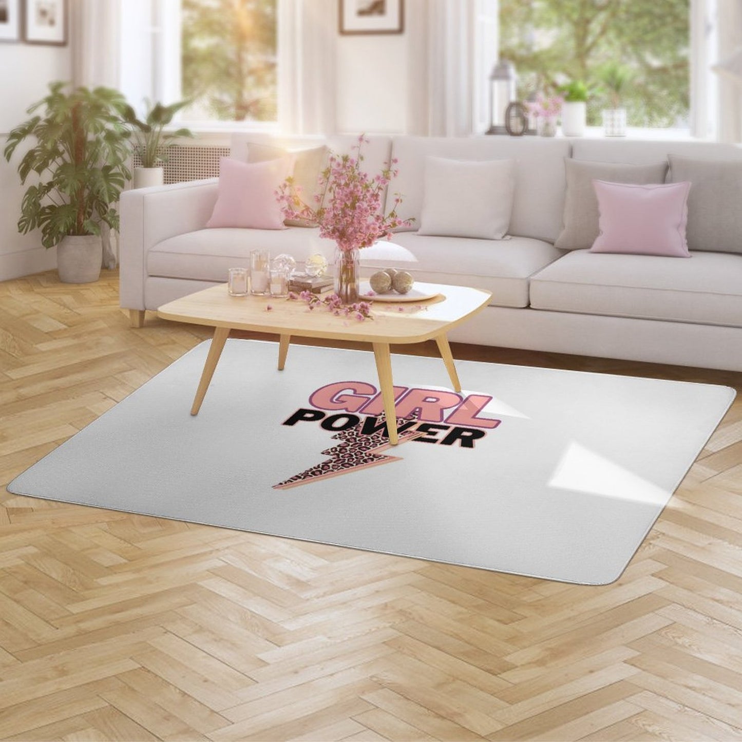 Coral Velvet Floor Mat for Home-60"x40"