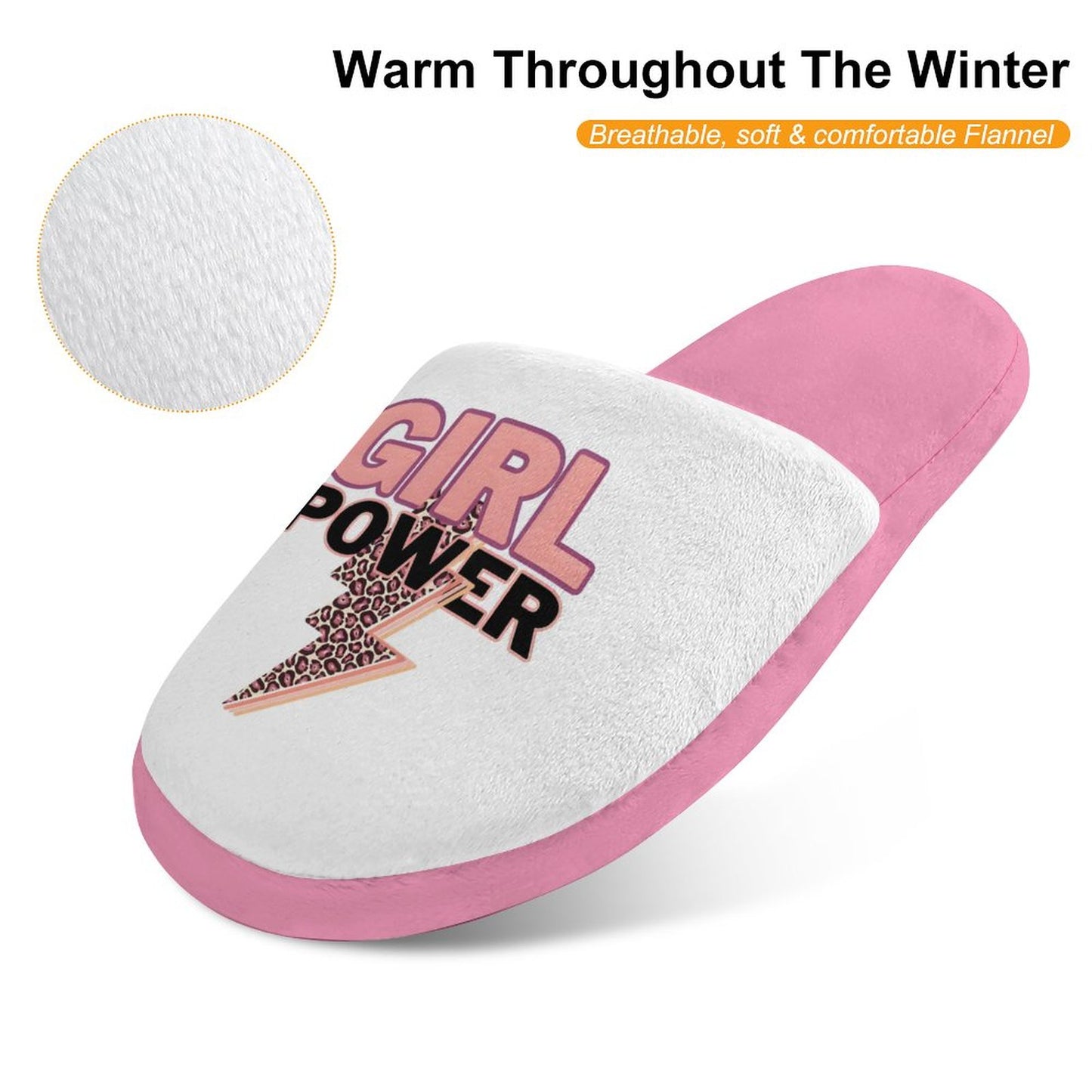 Flannel Children's Cotton Slippers (All-Over Printing)