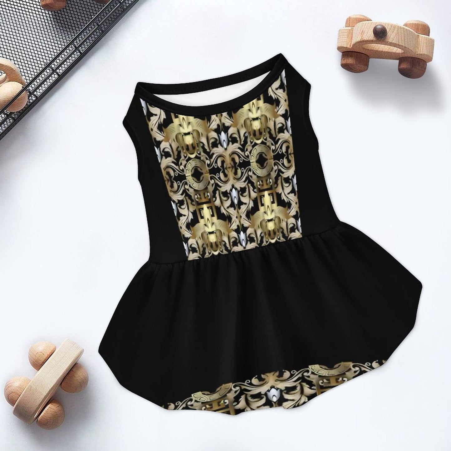 Plus Size Pet Ruffled Dress