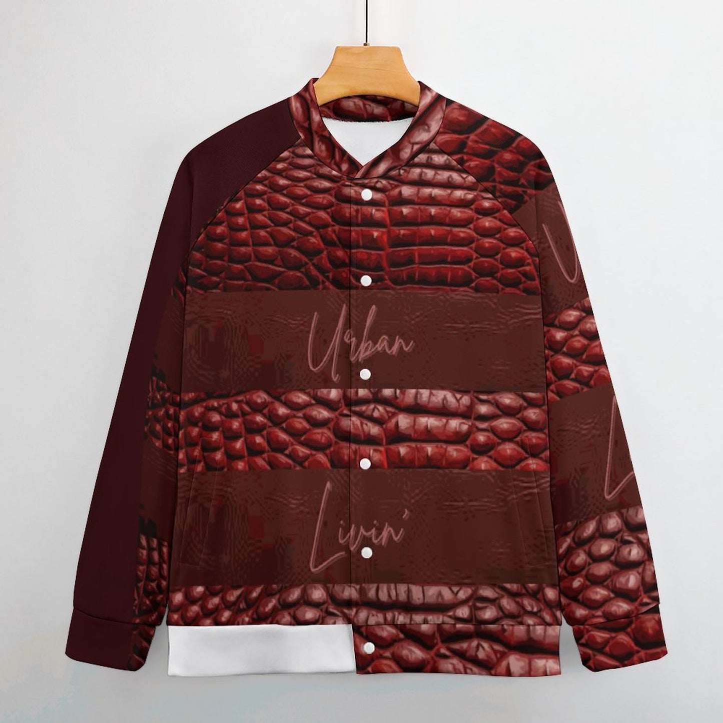 Men's Baseball Jacket (All-Over Printing)