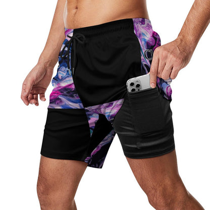 CHAOS Men's Beach/GYM Shorts with 4 Pockets-SMALL-3XL