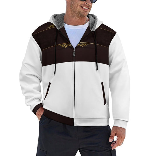 230gsm Full Zip up Hoodie with Plush Lining WZIP (All-Over Printing)
