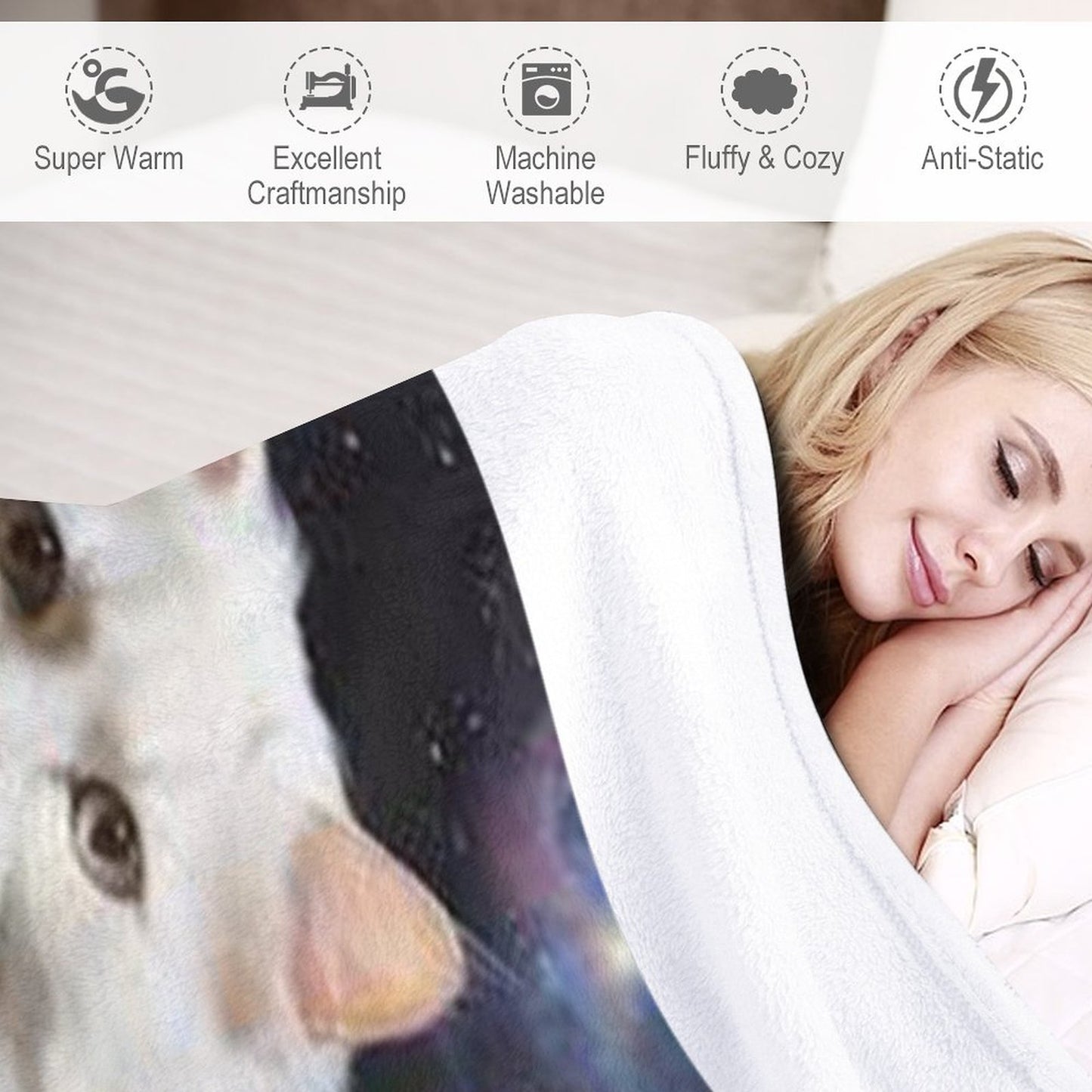280gsm Flannel Blanket-60"x80" (Dual-sided Printing)