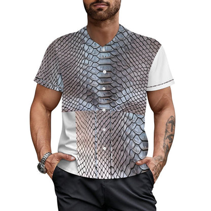 Short Sleeve Men's Baseball Batting Jacket J50T
