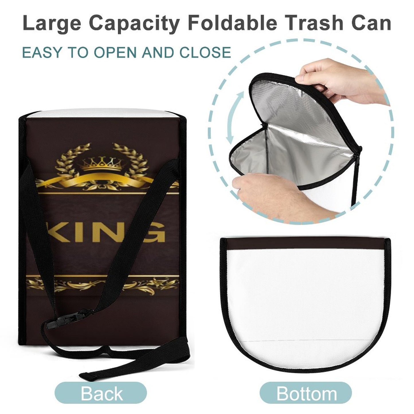 Collapsible Car Trash Bin