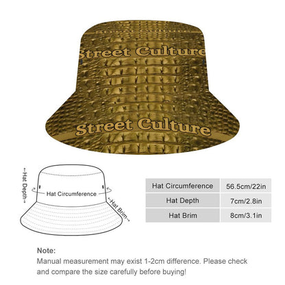 STREET CULTURE Alligator Unisex Bucket Hat