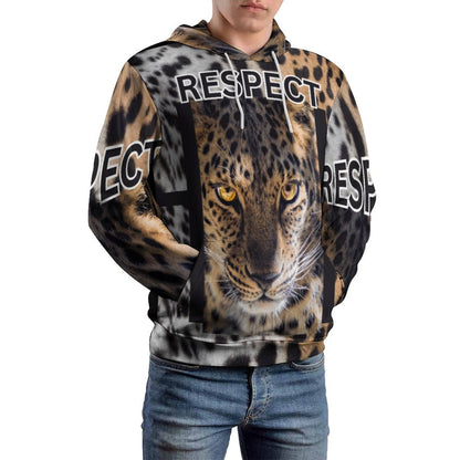 230gsm Men's Cool Hoodie with Double-layer Cap (All-Over Printing)