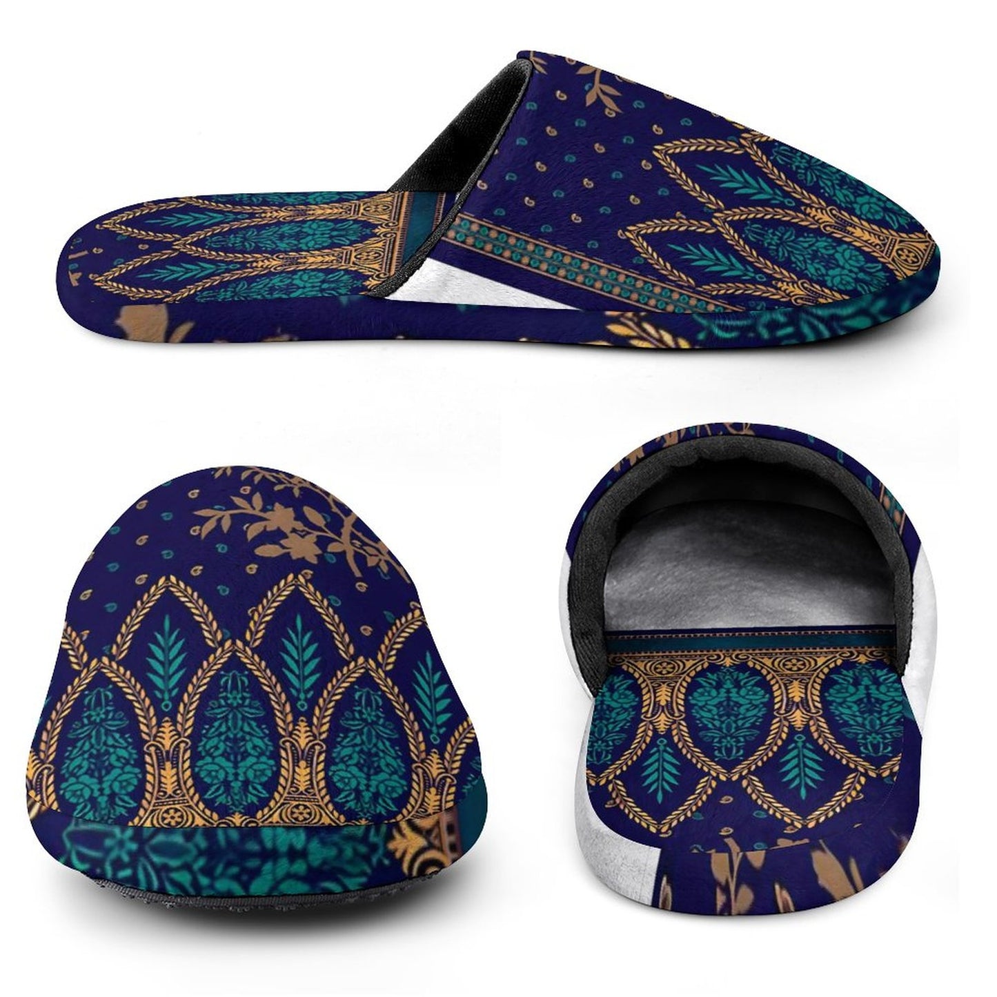 Flannel Men's Cotton Slippers
