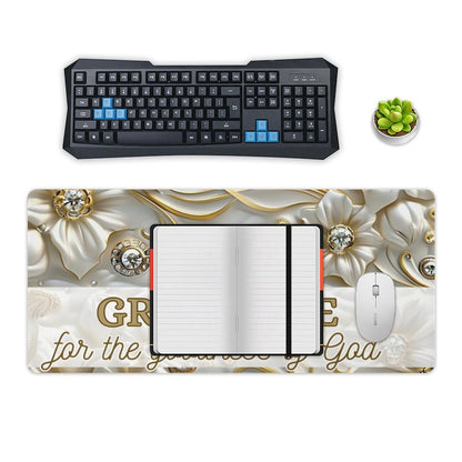 Large Desk Pad Protector with Stitched Edges-16x36 in/40x90cm