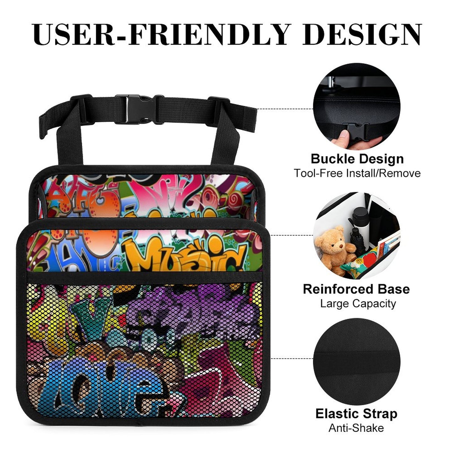 Car Seat Storage Bag(All-Over Printing)