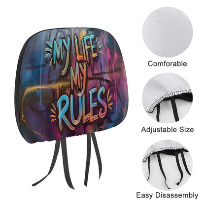 Custom Car Headrest Covers