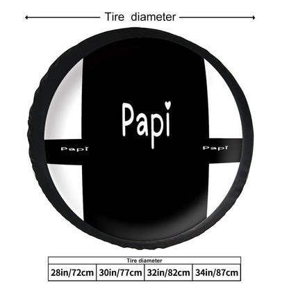 Leather Tire Cover(One-sided Printing)