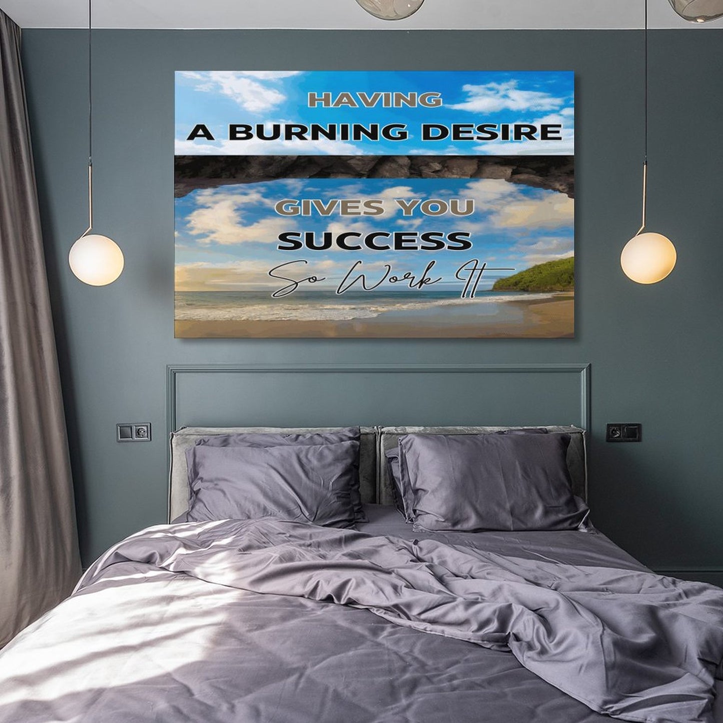 Hanging Poster (Horizontal 3:2)-12x18 inch/ 8x12 inch
