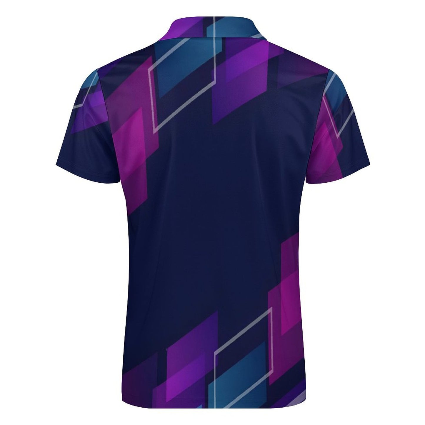 Men's Short Sleeve POLO Shirt with Zipper B470 (All-Over Printing)