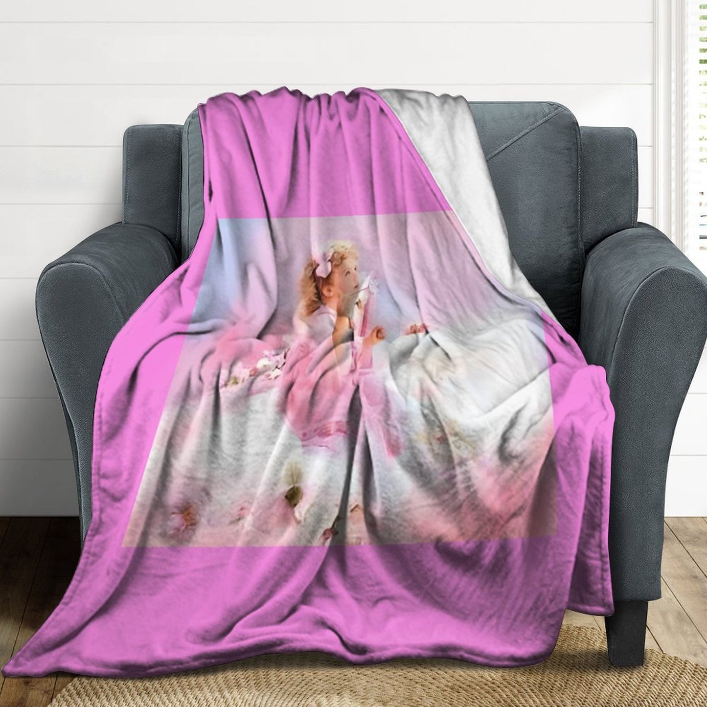 250gsm Flannel Throw Blanket-60"x80"