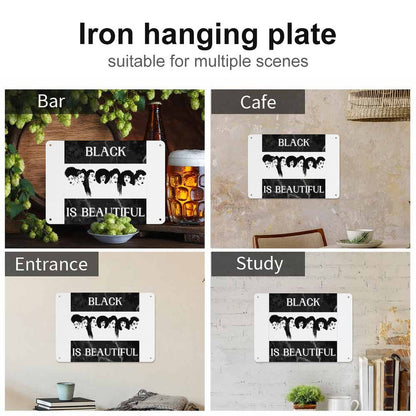 Horizontal Personalized Metal Wall Art Tin Sign-5.5"x7.9"/14x20cm