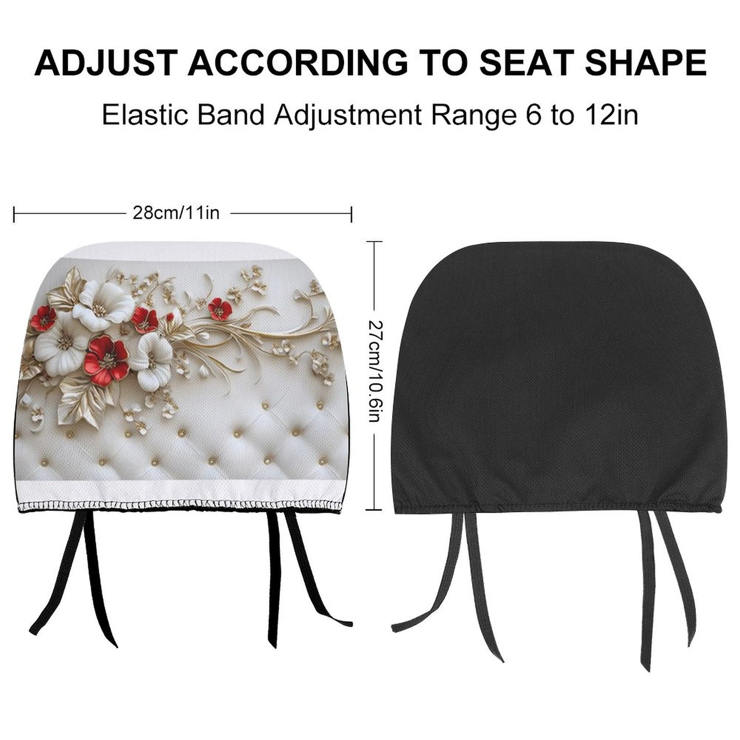 Custom Car Headrest Covers