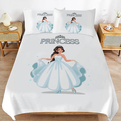 3-Piece Bedding Set-90"x90"/ 229x229cm (Dual-sided Printing)
