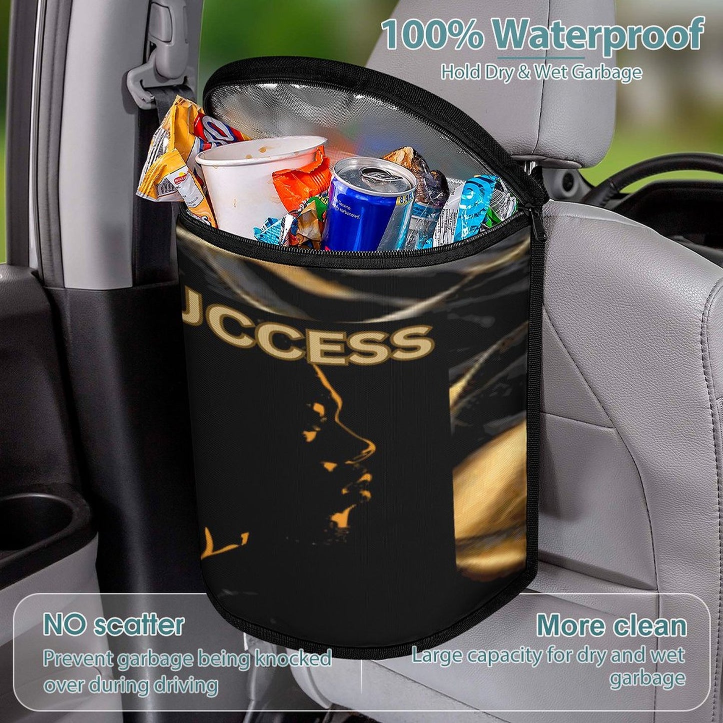Collapsible Car Trash Bin