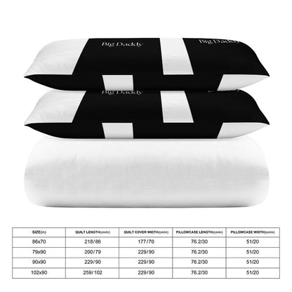 3-Piece Bedding Set-90"x90"/ 229x229cm (Dual-sided Printing)