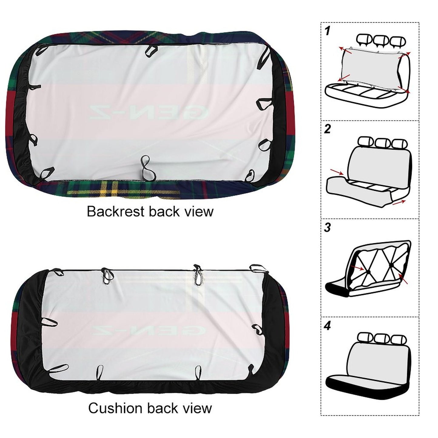 Back Seat Cover for Cars