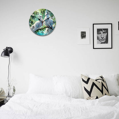 Wooden Wall Clock-9.84"x9.84"/ 25x25cm