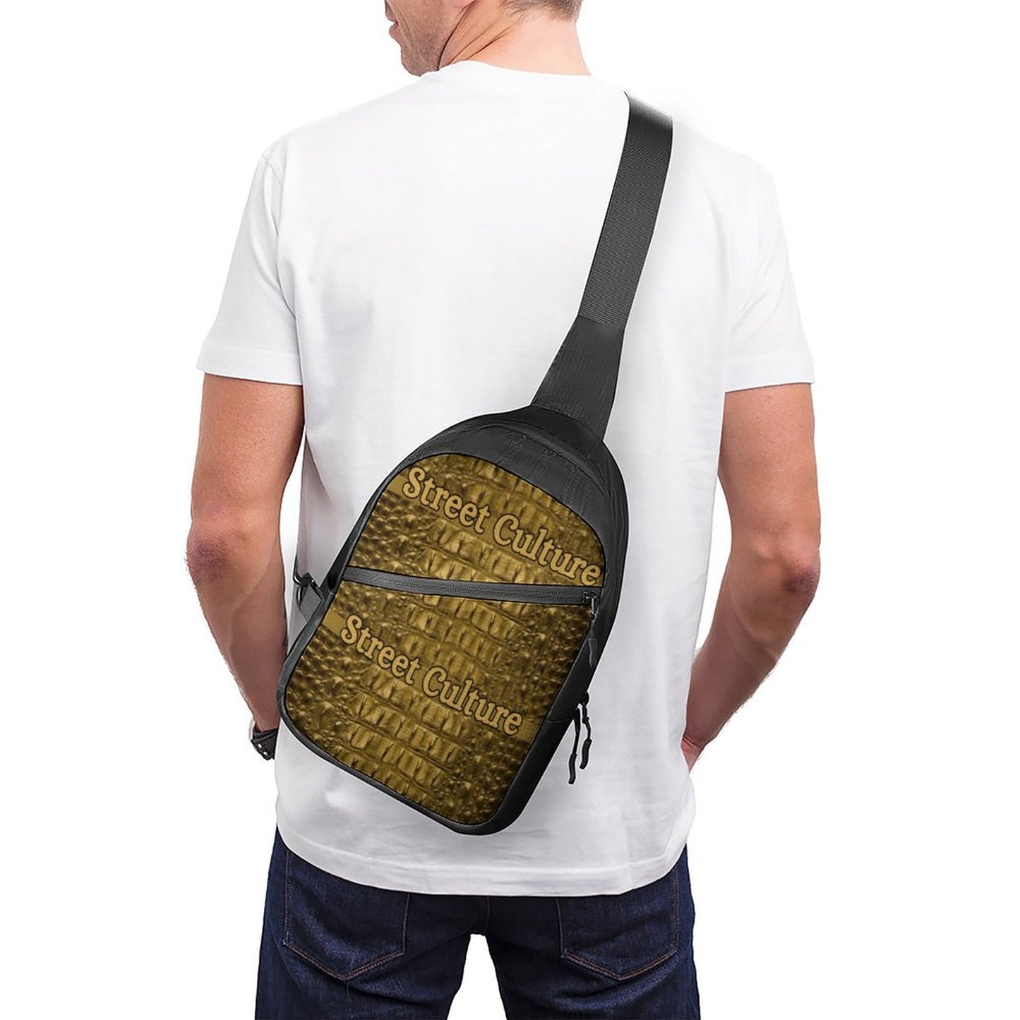 STREET CULTURE Alligator Crossbody Sling Bag