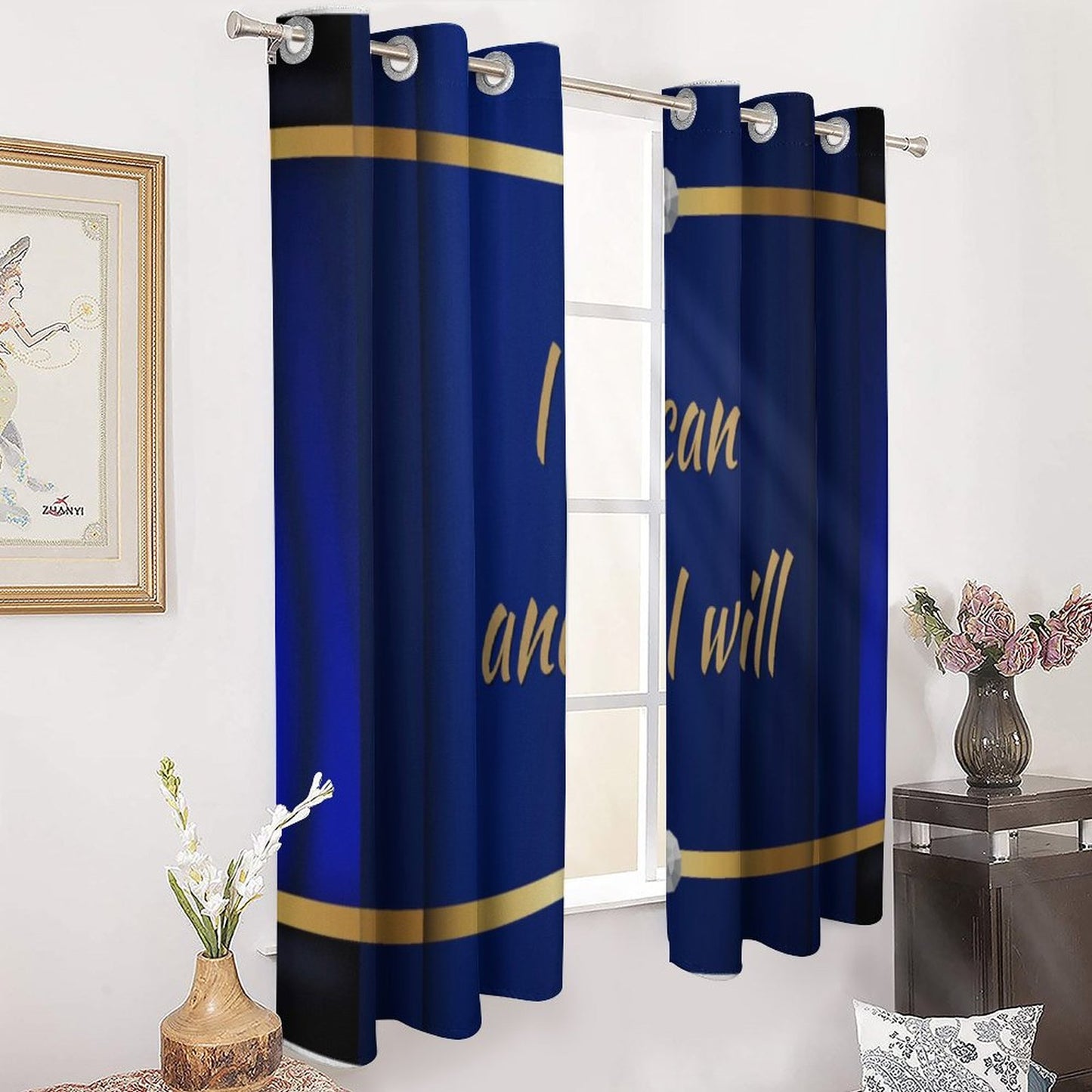 Grommet Curtain-52"x72"/ 132x183cm