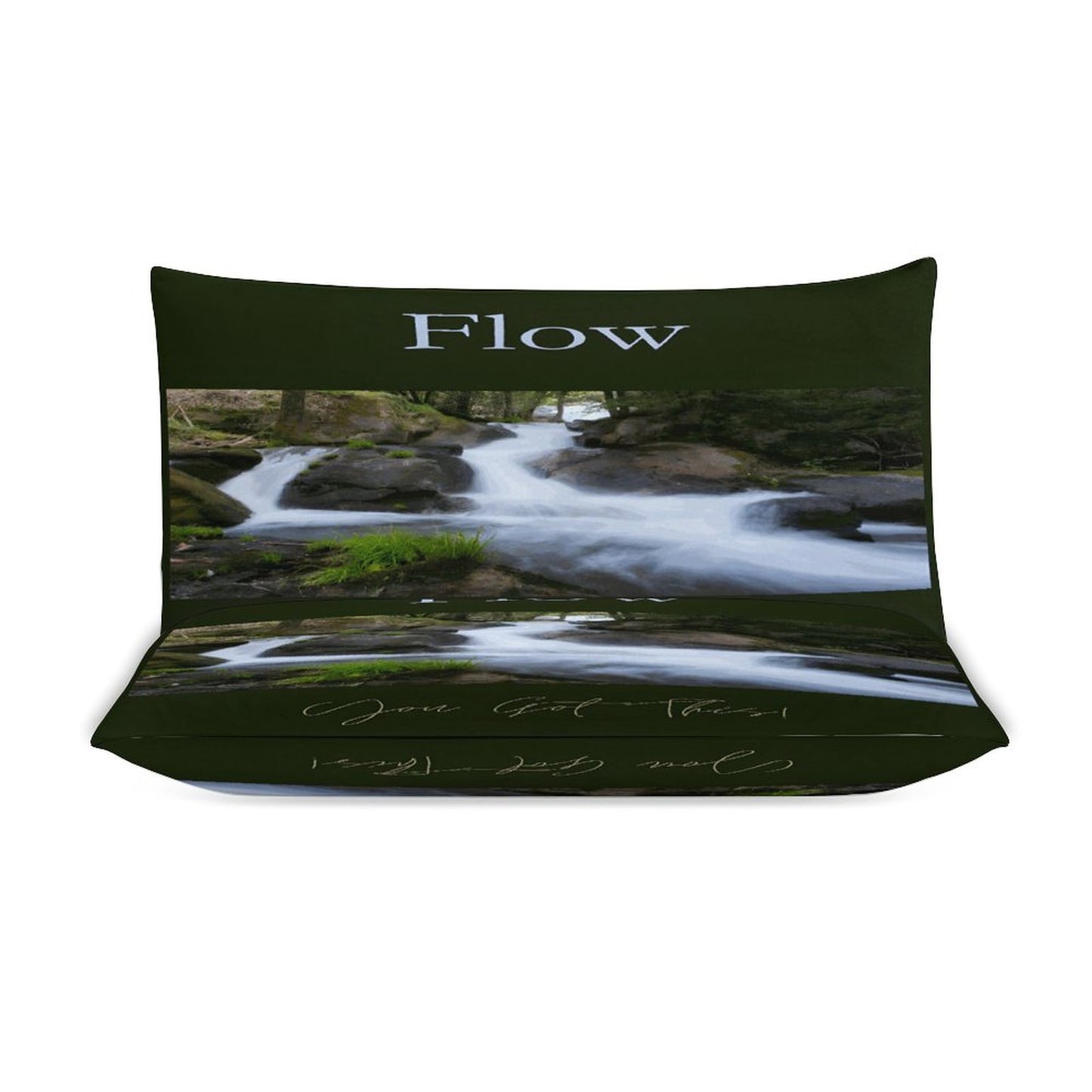 3-Piece Bedding Set-90"x90"/ 229x229cm (Dual-sided Printing)