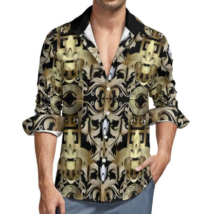 Men's Long Sleeve Shirt with Pocket LS (All-Over Printing)