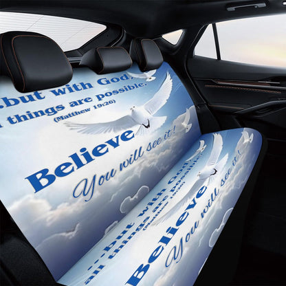 Back Seat Cover for Cars-BELIEVE