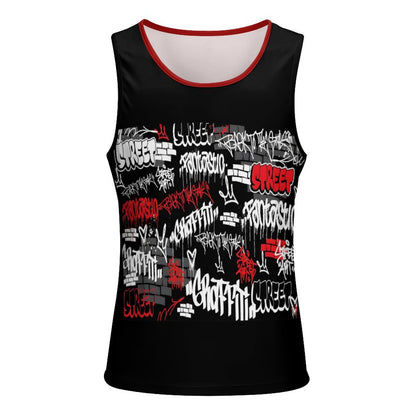 Men's Printed Vest BK (All-Over Printing)