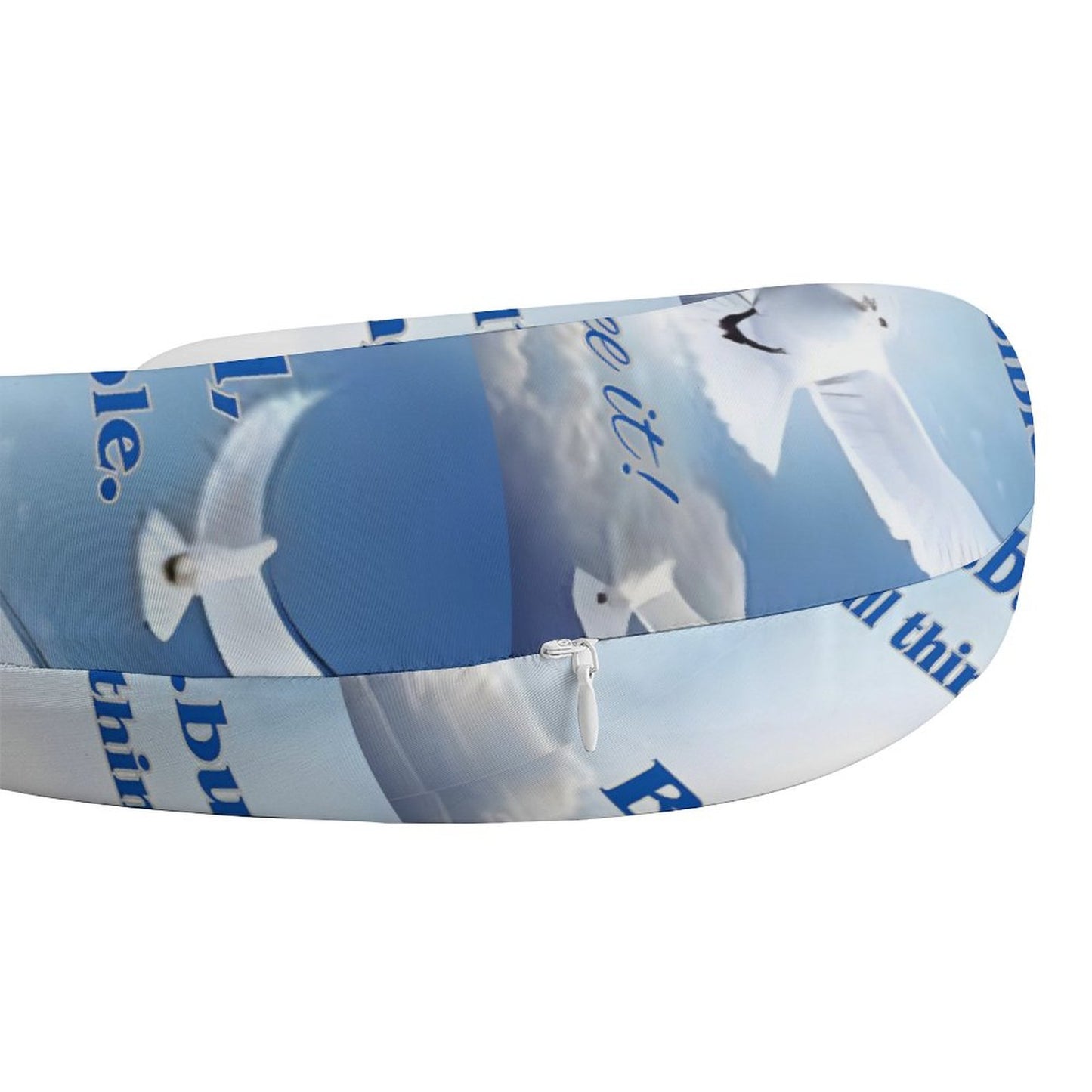 Neck Pillow for Restful Journeys-BELIEVE