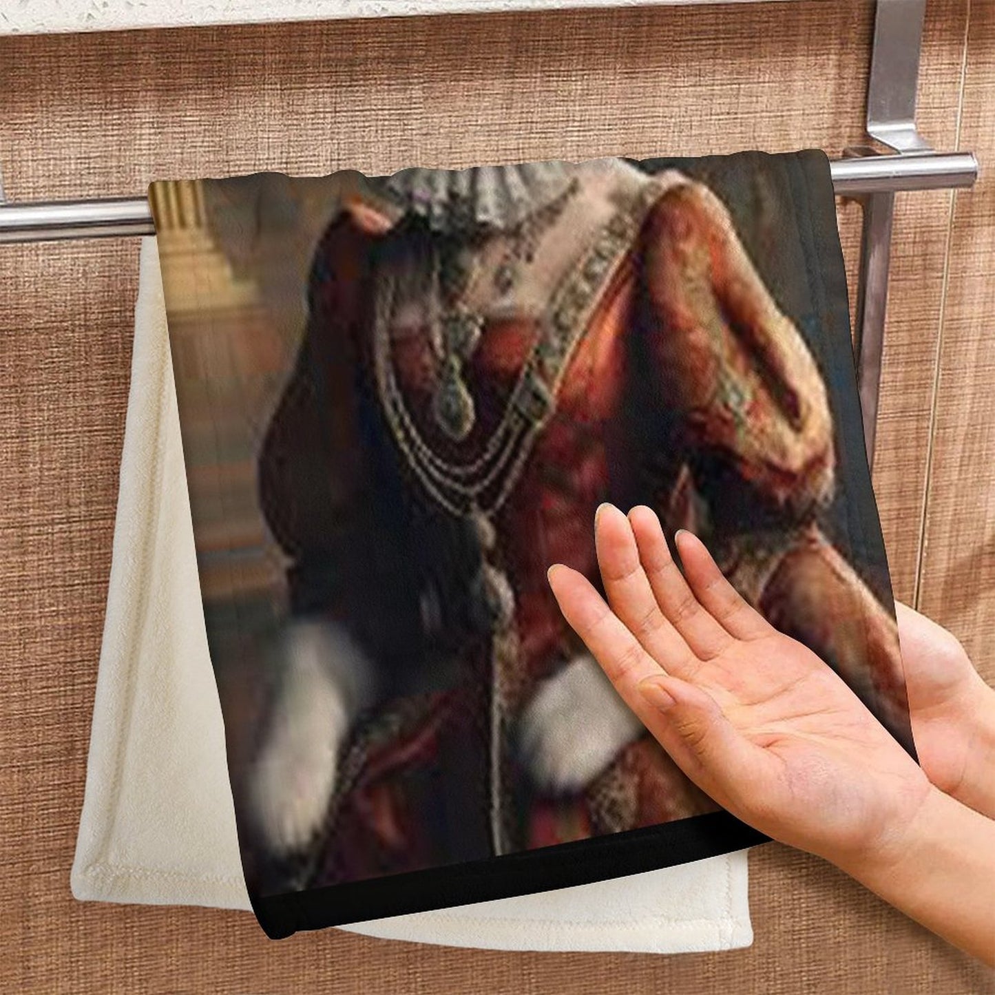 Coral Velvet Towel