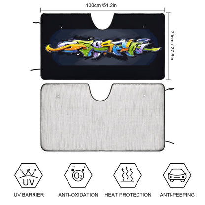 Car Cool with Sun Shades-GRAFFITI