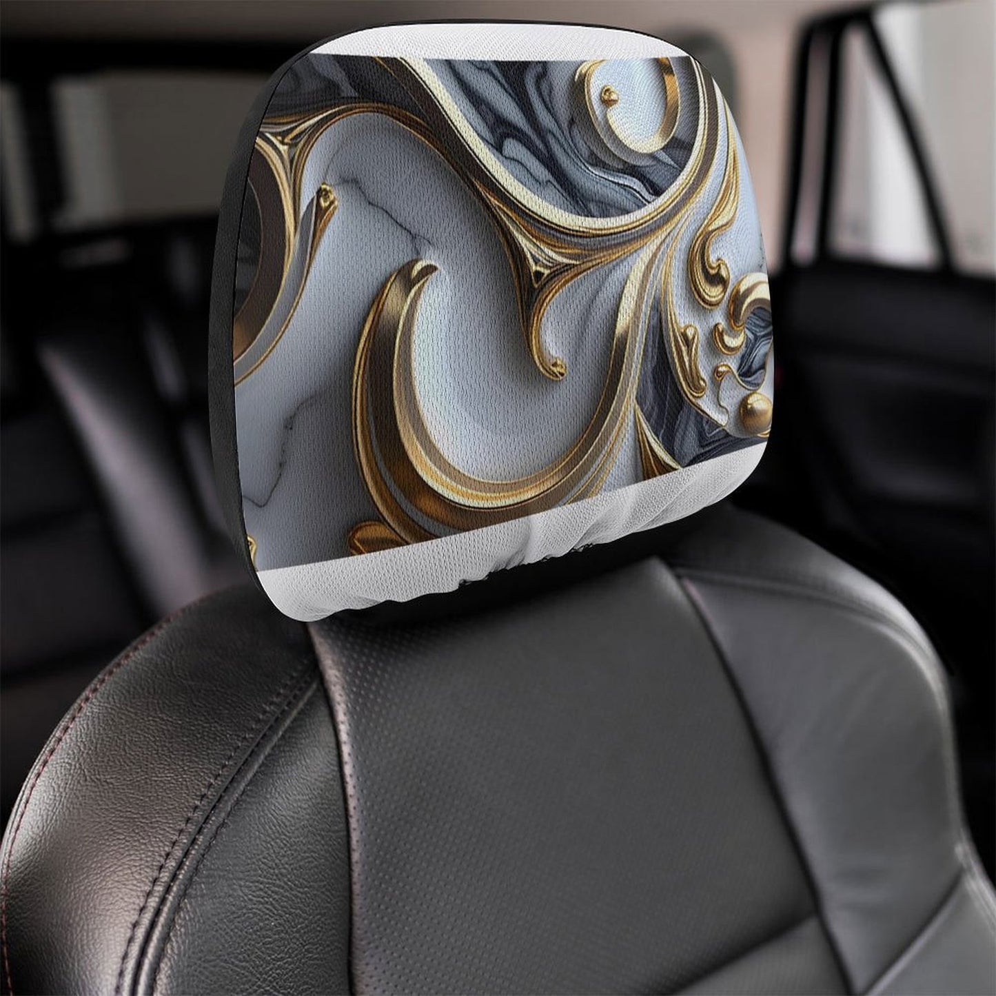 Custom Car Headrest Covers