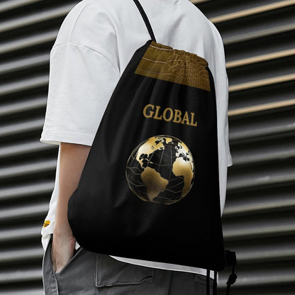 Custom Drawstring Bags with Waffle Cloth Designs