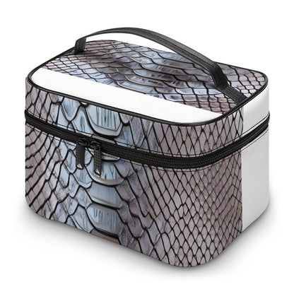 Make-up bag with Lychee pattern PU material