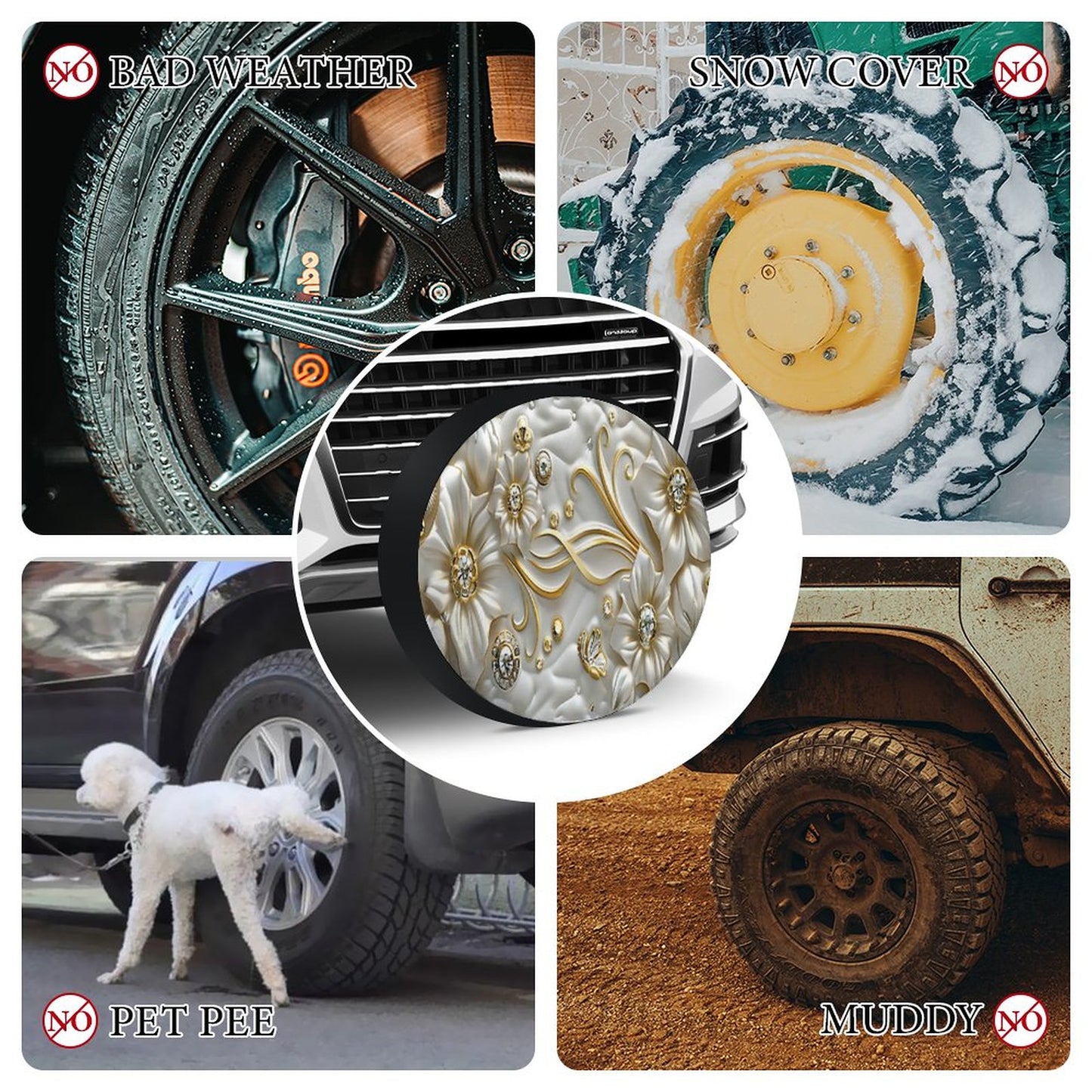 Oxford Cloth Tire Cover