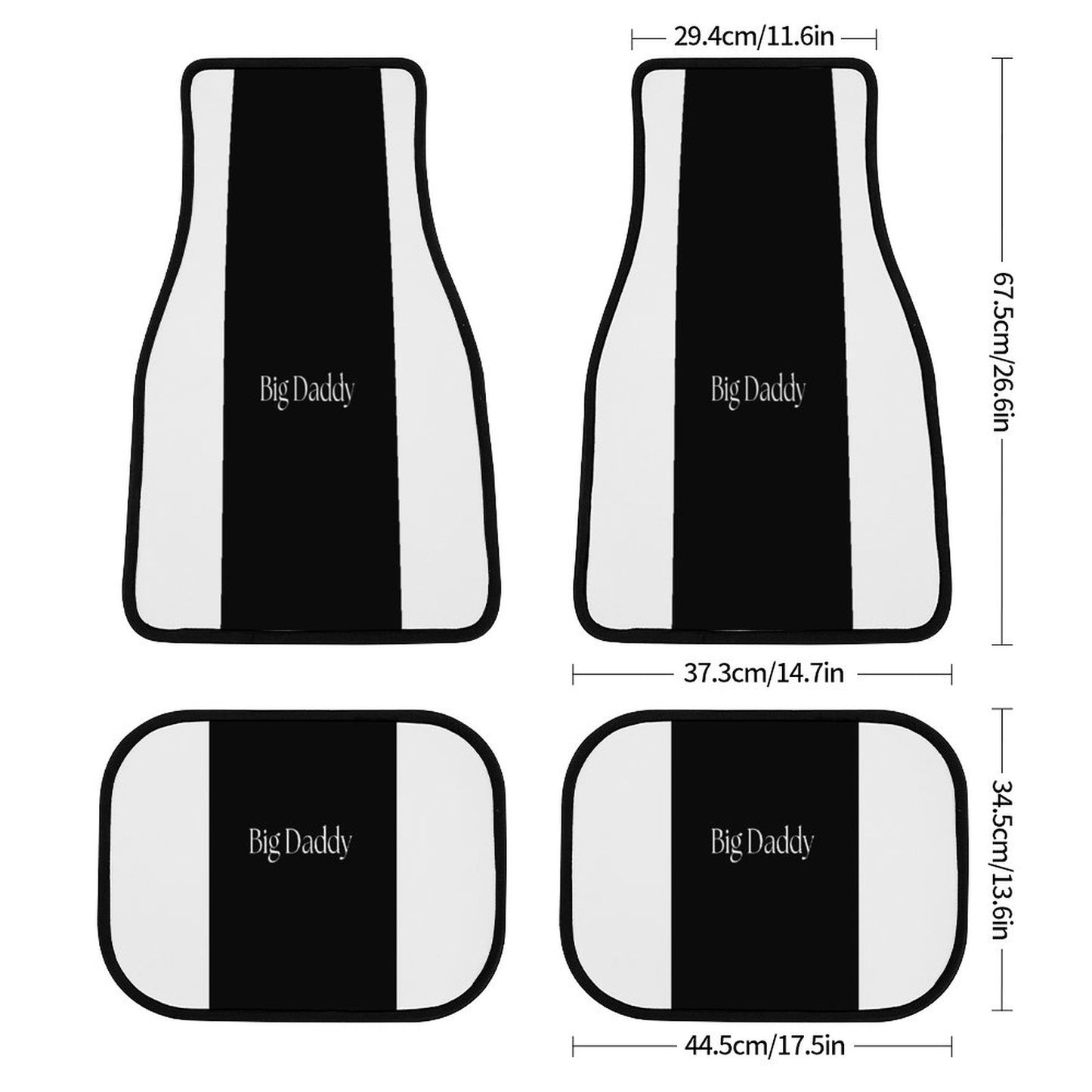 Car Mat Set of 4-BIG DADDY