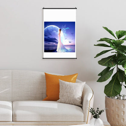 Canvas Hanging Poster with Scrolls-16"x24"/ 40x60cm