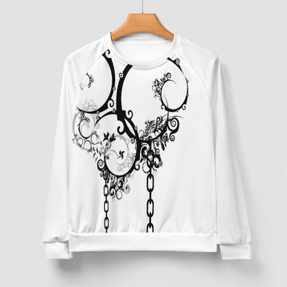 280gsm Men's Crewneck Sweatshirt Raglan A27H (All-Over Printing)