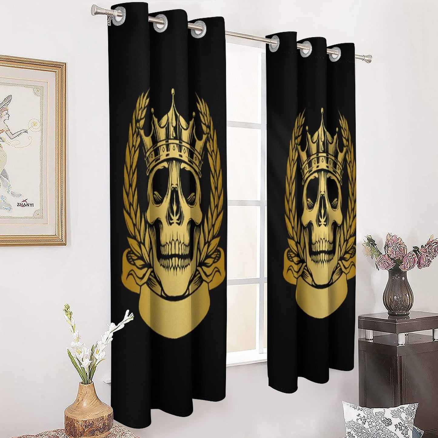 Grommet Curtain-52"x72"/ 132x183cm