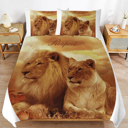 3-Piece Bedding Set-102"x90"/ 259x229cm (Dual-sided Printing)
